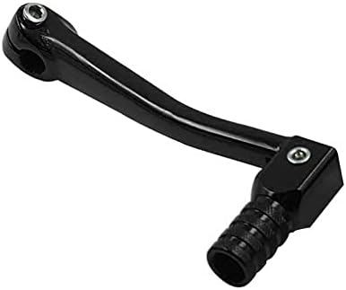 RCRBT Universal Motorcycle Gear Shift Lever Aluminum Alloy Folding Gear Rod Modification Accessories for 50cc 110cc 125cc 150cc 250cc ATV Dirt Bike Pit Bikes (Black)