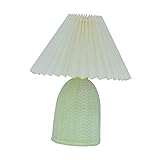 SHINEOFI Lámpara De Escritorio Llevada Noche Lámparas Cabecera Pequeño Negro Luces Cama Ligero Lado Moderno Condujo Estético Lámpara De Luz Nocturna Luz De Escritorio Cerámica Beige