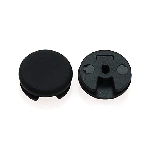 Image of 2pcs Plastic 3D Analog Controller Stick Cap 3D Joystick Cap Cover Button Replacement for 3DS 3DS XL LL 2DS New 3DS XL 3DS LL (Black)