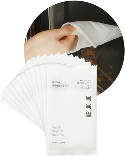 DEARCUS Microwave Steam Cleaning Wipes – 1min Steaming Cleaner Deodorizer – Quick, Safe & Natural Cleaning Solution for Microwaves and Kitchen Appliances – Removes Food and Grime Buildup, 12 Sheets DEARCUS Microwave Steam Cleaning Wipes – 1min Steaming Cleaner Deodorizer – Quick, Safe & Natural Cleaning Solution for Microwaves and Kitchen Appliances – Removes Food and Grime Buildup, 12 Sheets