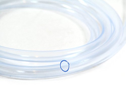 33 Feet (10 Meter) PVC Clear Tubing Flexible Food Grade Water Beer Wine Making Line Feeding Hose Home (1/4" ID 5/16" OD) - Thumbnail 2