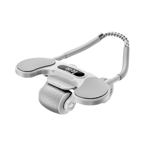 harayaa Equipo de entrenamiento de fuerza de núcleo de la rueda abdominal automático Anti slip portátil para el ejercicio abdominal del gimnasio en