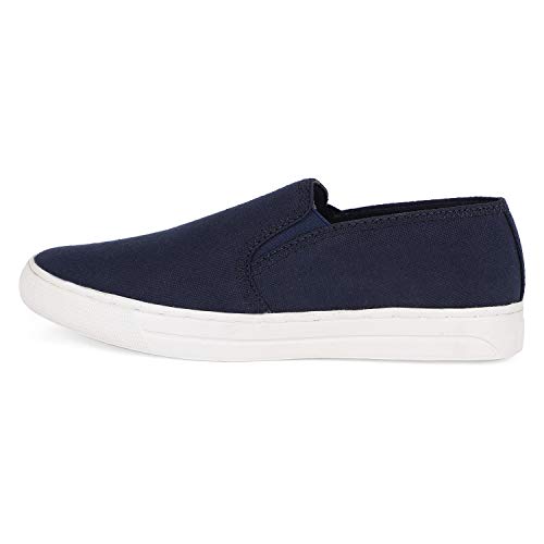 Image of Lazard Men Navy Canvas Shoe
