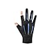 keynoyin Sports Fishing Touch Screen Gloves, ice Silk Full Finger Exposed Cycling Gloves - Five-Claw red
