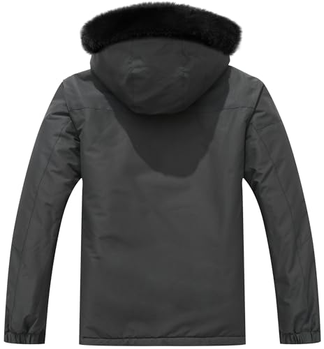 Men's Waterproof Ski Jacket Warm Winter Snow Coat Mountain Windbreaker Fur Hooded Snowboarding Jakcet Parka2