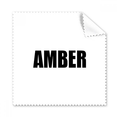 Chiffon lunettes ambre nom noir pour nettoyer l'écran du téléphone au bureau