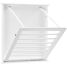 Danya B. Folding Wall Mounted Drying Rack - White