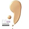 Maybelline Fit Me Dewy + Smooth Liquid Foundation Makeup, Natural Beige, 1 Count (Packaging May Vary)