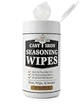 Cookware Care Cast Iron Seasoning Oil Wipes...
