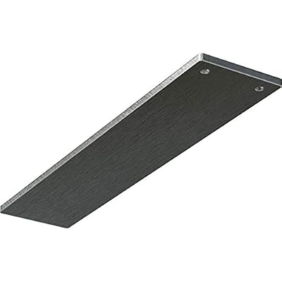 Ekena Millwork BKTM03X14LOCRS-CASE-2 3" W x 14" D Logan Hidden Bracket with 10" Support Depth, (2-Pack), Stainless Steel, 2 Piece