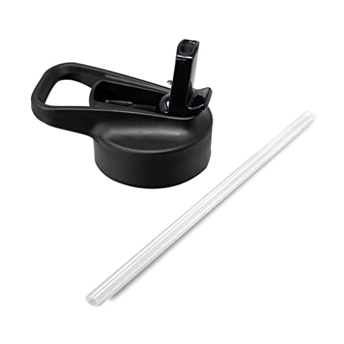 MIRA Straw Lid for MIRA Ridge Water Bottles, Compatible with 25 oz and 32 oz Ridge MIRA Bottles, Black
