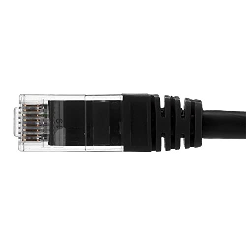 Cable Patch NavePoint CAT6A UTP 1 Ft 10 Unidades Negro miniatura 3