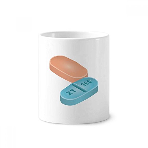 Cadeau idéal mug en céramique motif à dents et pilules pour étudiant en médecine