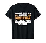 Lustiges Namen Design als Geschenk zum Geburtstag für Martina