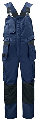 Salopette de protection bleu marine ultra résistante avec poches outils