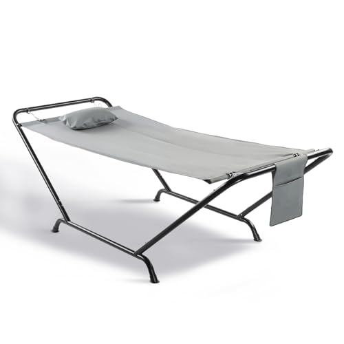 ONCLOUD Freestanding Hammock with Stand, 600LBS Heavy Duty Outdoor Hammock, Cofy...