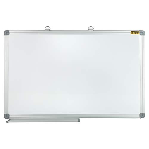 Idena 568019 - whiteboard met aluminium frame en pennenbakje, ca. 60 x 40 cm groot, geschikt voor wandmontage, ideaal… - Image 3