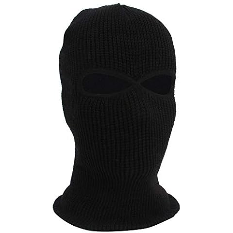 WONLINE Unisex Two-Hole Mask Outdoor Breathable Net Cover Ski Equipment Cold-Proof Hood Winter Riding Mask Hood (Style 4) Cover