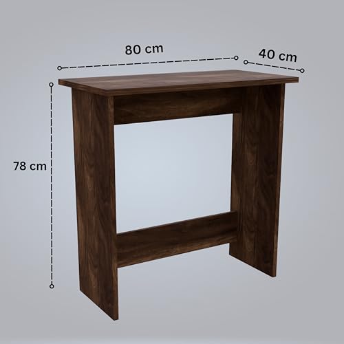 Image of beAAtho Apex Desk for Home Office & Study | Multipurpose Engineered Wood Table with Spacious Top,Premium Finish, Sturdy Legs & Easy DIY Assembly (Brown)