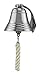 Sea-Club - Campana in ottone nichelato, con supporto e nastro, Ø 12,5 cm immagine