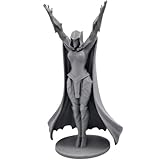 Female Knight Miniature – “Praise The Sun” Pose with Armor and Cape for Fantasy Gaming, Dioramas & Display – 3D Printed in Canada