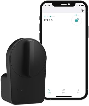 キャンディハウス(Candy House) スマートロック スマートキー SESAME5 セサミ5 玄関 オートロック 鍵 スマホで操作 Alexa Google Home AppleWatch 遠隔対応 工事不要 取付カンタン 防犯対策 後付け