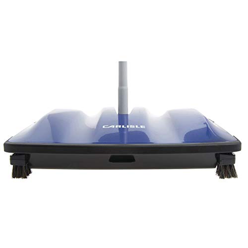 Image of Carlisle FoodService Products Duo-Sweeper Floor Sweeper, 12 inch, Blue (Pack of 4)