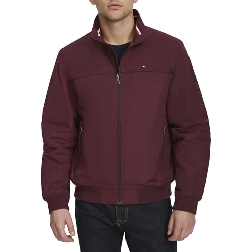 Tommy Hilfiger Men's Performance Faux Memory Bomber Jacket