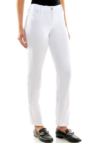 Image of Zac & Rachel Women's Millennium Fabric Pant - Perfectly Designed Woven Stretch Combination That Makes for The Most Flattering