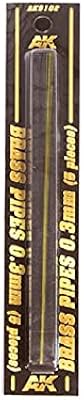 AK Interactive Brass Pipes 0.3mm, 5 Units