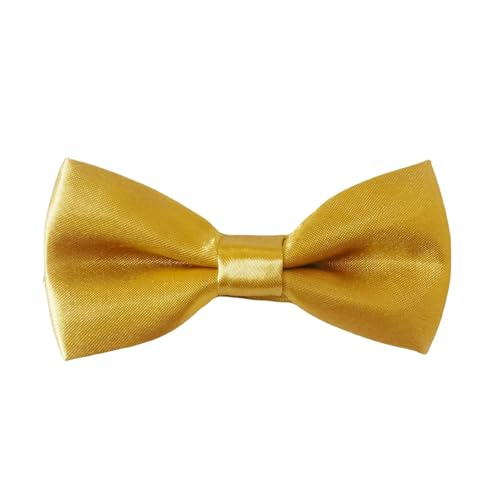 Classic Adjustable Neck Bow Tie - Solid Color Satin Bow Tie for Boy Wedding Party Dress Up