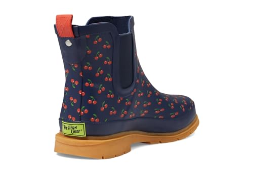 Image of Western Chief Women's Waterproof Pull-On Chelsea Rain Boot with Fun Prints | Ladies slip-on ankle boots with rubber sole, cushioned EVA insole, built for wet days and styled for any occasion