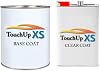 TouchupXS-for Nissan Maxima KBC Metallic Slate Half Pint Basecoat and 2K Quart Clearcoat Kit