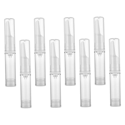 Cabilock 8 Botellas de Vacío para Loción 5Ml para Crema de Ojos Frascos Cosméticos Resistentes y Ligeros a Prueba de Fugas Ideales para Viajes y Almacenamiento Seguro