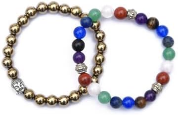 Astrotalk Money & Health Bracelet Combo | Certificate of Authenticity | Attracts Wealth & Enhances Health & Happiness |Crystal bracelets | Astrology Bracelet for Men and Women | Money Magnet bracelet