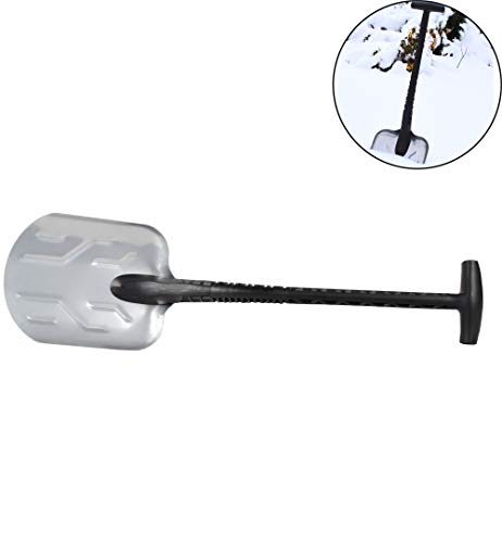 AceCamp Aluminum Lightweight Snow Shovel for Winter, Emergency Portable Compact Shovel for Car