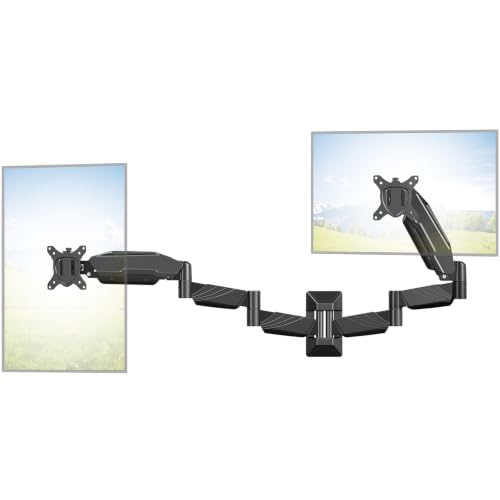 Image of MOUNT PRO Long Arm Dual Monitor Wall Mount for Max 32 inch Screens, Max 17.6lbs