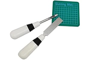 HONEYSEW 3 Pcs Sewing Buttonhole Cutter Set, Buttonhole and Eyehole Cutter, Multi-Function...