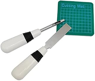 HONEYSEW 3 Pcs Sewing Buttonhole Cutter Set, for Buttonhole and Eyehole (WHITE&BLACK)