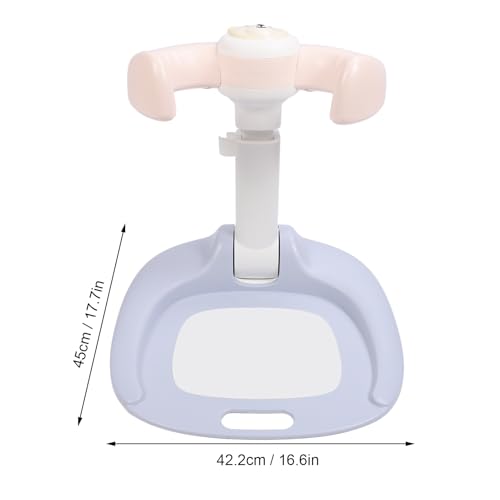 Support de douche de bébé rose antidérapant et facile à fixer