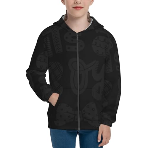 It's a boy Kid Hoodies Boys Zip Up Sweatshirts Girls Pullover with Pocket3