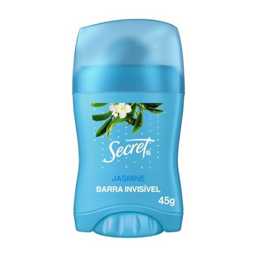 Desodorante em barra Antitranspirante Secret Jasmine 45g