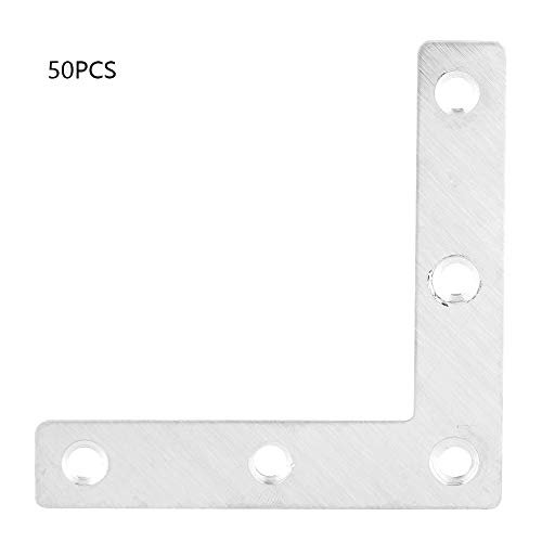 Staffa angolare a forma di L 50 pezzi, piastra di