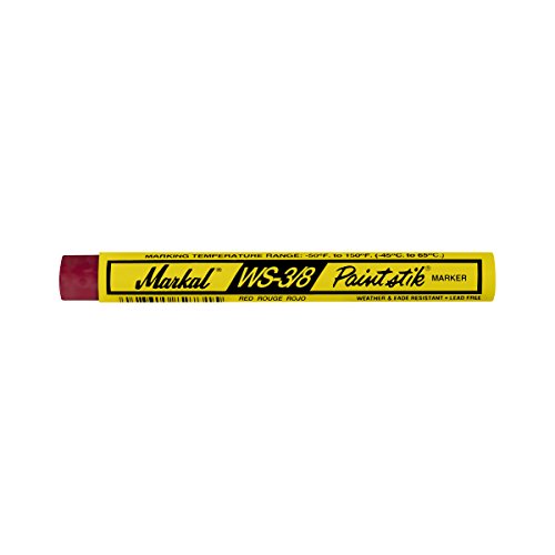 Markal Ws-3/8 Paintstik peinture solide rouge pour métal et bois