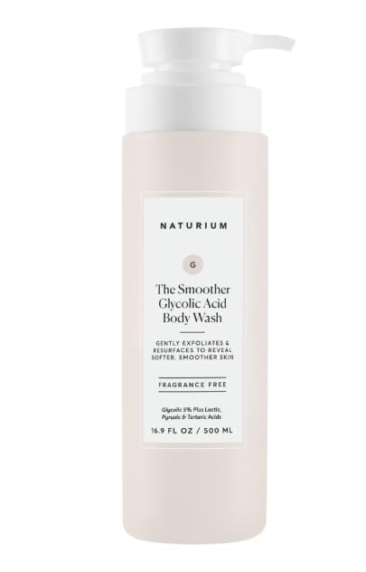 Naturium The Smoother Glycolic Acid Body Wash, 500 ml
