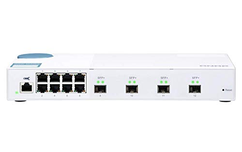 QNAP QSW-M408S 8 Port 1Gbps 4 Port 10GbE SFP+ Web Management