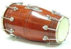 SM'SAI MUSICALS SAI Musical Professional Wooden Indian Folk Musical Instrument Dholak, Pakhwaj Instruments for Men/Boys