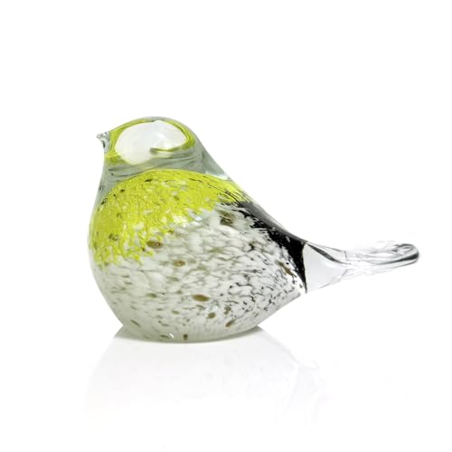ORRFIDDY Glass Bird Decor Crystal Bird Sculpture Nature-Themed Home Accents