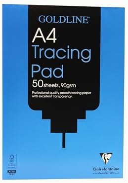 Clairefontaine Transparentpapier Block - Goldline A2 Für Technische Zeichnungen