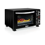 Mini Four 10 L, 800 W, Thermostat Réglable, Minuterie 60 Minutes, Porte Double Verre pour Cuisson Polyvalente, OV 3610